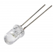 Diodo LED verde diametro 5mm 3000K 2.1Vdc 26 gradi