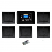 KIT Amplificatore Da incasso 503 Con Casse Passive Da Incasso 506 RTS, Nero