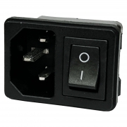 Spina Tripolare AC Da Pannello Con Interruttore