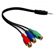 Adattatore BN39-01154C Spina 4 Poli 3,5mm - 3 Prese RCA