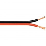 CAVO PER ALTOPARLANTI 2X 0.50 MM 10 M ROSSO/NERO AUDIO - CAVO CCA