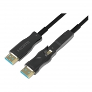 CAVO HDMI AOC IN FIBRA CON ADATTATORE 50M