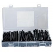 Box 100 Guaine Nere Con 6 Diametri Da 1,5-2,5-4-6-10-13mm