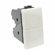 Pulsante Doppio 1P "NO" - 1P "NO" 12A 250Vac Bticino Matix Compatibile