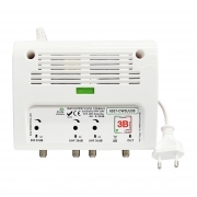 Centralina Larga Banda 120 dBuV Regolabile 30dB Auto-alimentata