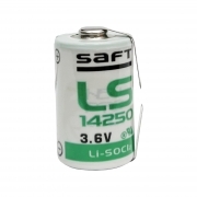 Batteria Al Litio Saft 1/2AA LS14250CNR 3,6V 1200mAh