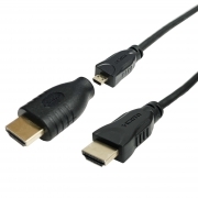 Cavo Da HDMI a Micro HDMI 4K Ultra HD Da 2 Metri Con Adattatore HDMI ARC - HDR