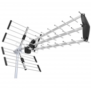 Antenna Kit TV Digitale Terrestre Esterna Alto Guadagno UHF DVB-T2 Direttiva