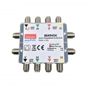 Multiswitch a 4 Cavi Passante Attivo Con 4 Uscite