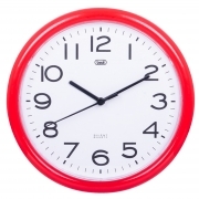Orologio Da Parete 24cm Trevi OM 3301 Rosso