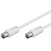 Cavo Antenna Maschio/Maschio 1,5 mt Bianco