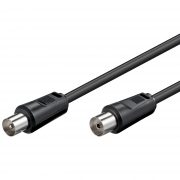 Cavo Antenna Maschio/Femmina 2,5 mt Nero