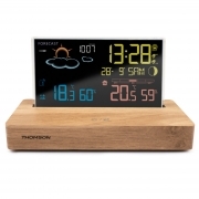 Sveglia Schermo Scuro Con Stazione Meteorologica