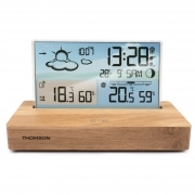 Sveglia Schermo Chiaro Con Stazione Meteorologica